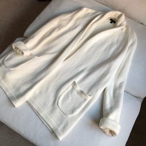 Luxurious J. Crew knit cotton/wool cardigan
